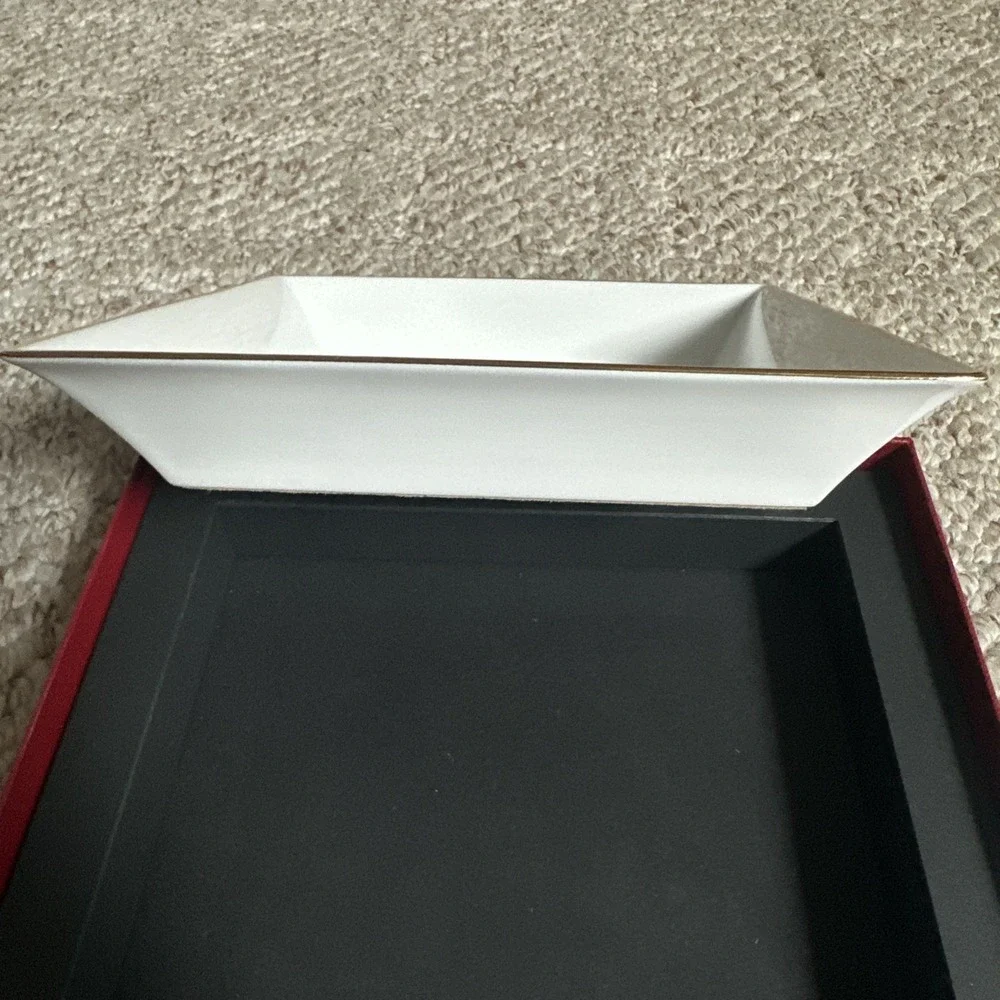 Cartier Trinket Porcelain Tray 7x7  Box New Msrp $499